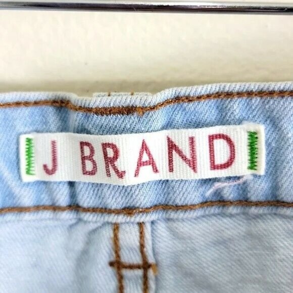 J Brand Libra Cut-Off Denim Short Light Wash Blue Size 28 - Picture 5 of 7